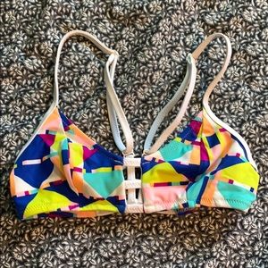 Pink bathing suit top